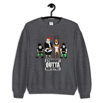 Straight Outta North Pole Christmas Sweatshirt