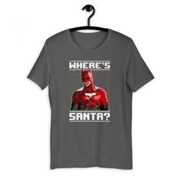 Batman Iron Man Where's Santa Unisex T-Shirt