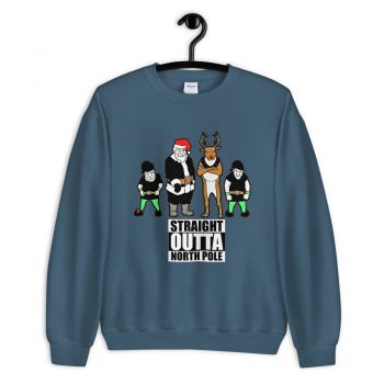 Straight Outta North Pole Christmas Sweatshirt