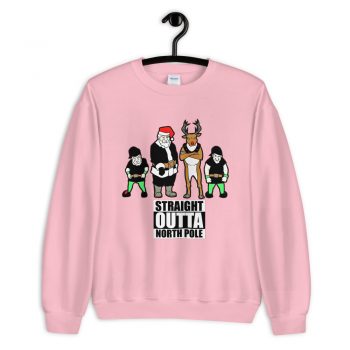 Straight Outta North Pole Christmas Sweatshirt