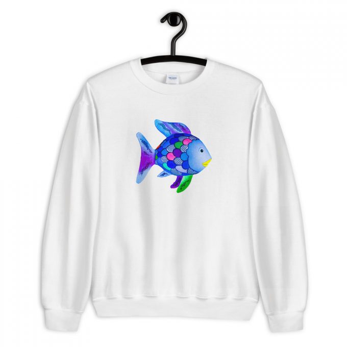 Cute Rainbow Fish Marcus Pfister Unisex Sweatshirt