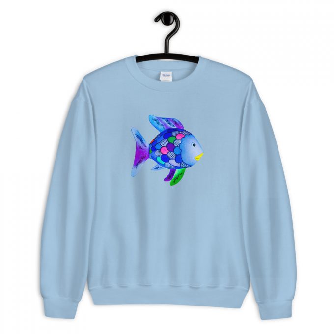 Cute Rainbow Fish Marcus Pfister Unisex Sweatshirt