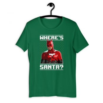 Batman Iron Man Where's Santa Unisex T-Shirt