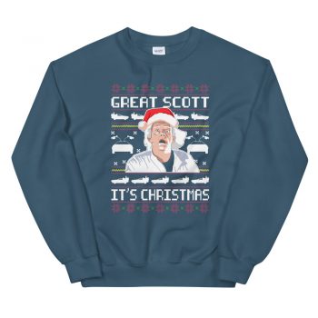 Back To The Future Great Scott It's Christmas Sweatshirt