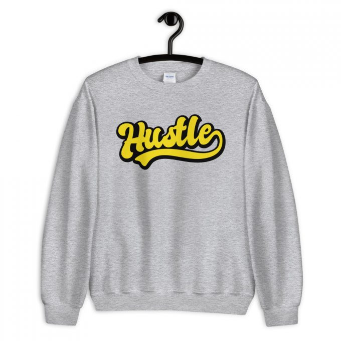 Hustle Black Girl Melanin Poppin Unisex Sweatshirt