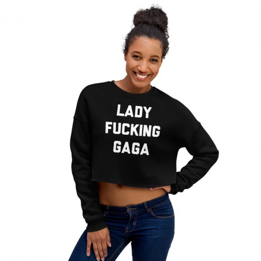 Cheap Lady Fucking Gaga Crop Sweatshirt Shirts Design By Masshirts 0912