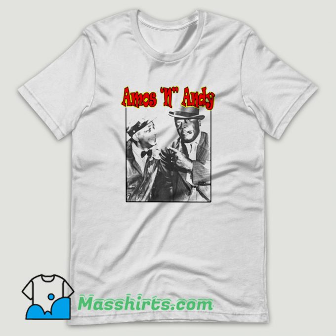 1940s Amos N Andy Comedy Show T Shirt Design