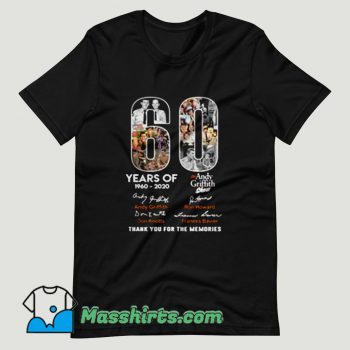 Andy Griffith Show 60 Years Birthday Show T Shirt Design