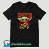 Baby Yoda Hug Ledzeppelin Guitar T Shirt Design