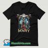 Black Rose Virgin Mary T Shirt Design