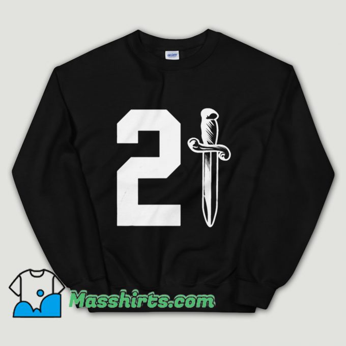 Cheap 21 Savage Issa Knife Unisex Sweatshirt