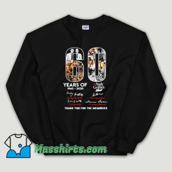 Cheap Andy Griffith Show 60 Years Birthday Show Unisex Sweatshirt