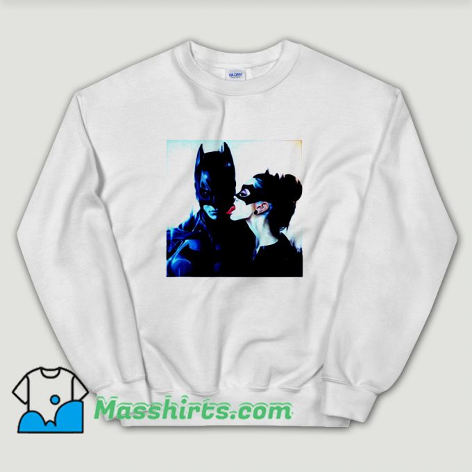 Cheap Catwoman Licking Batman Unisex Sweatshirt