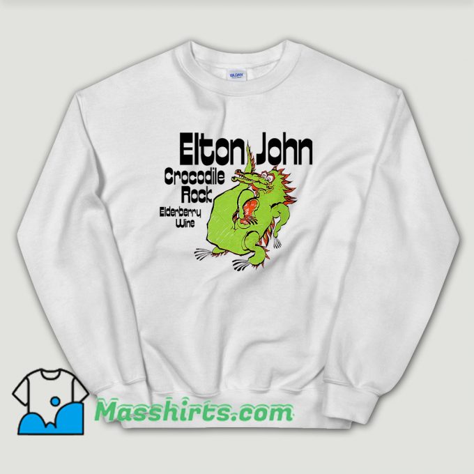 Cheap Elton John Crocodile Rock Sweatshirt