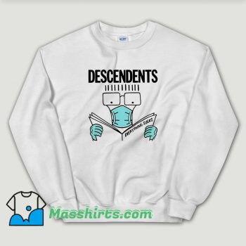 Cheap Everything Sucks Face Mask Descendents Sweatshirt