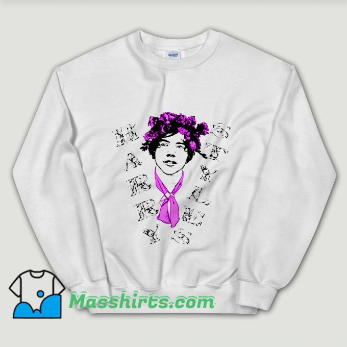 Cheap Harry Styles Floral Unisex Sweatshirt