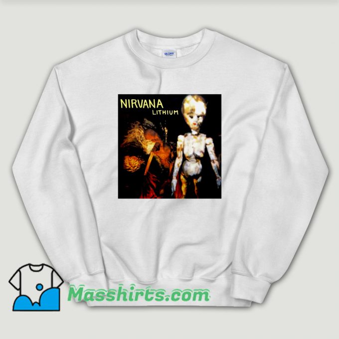 Cheap Lithium Song Nirvana Sweatshirt