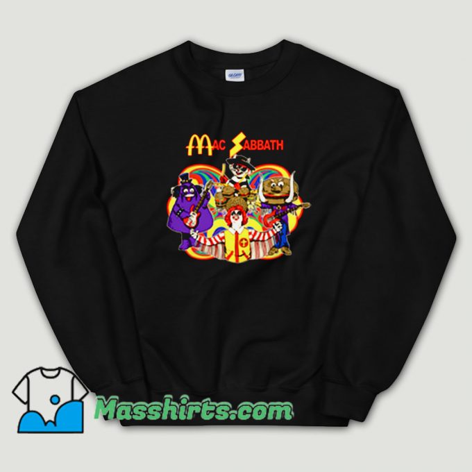 Cheap Mac Sabbath Mc Donalds Unisex Sweatshirt