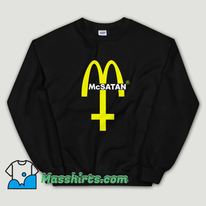 Cheap Mc Satan Evil Burger Sweatshirt