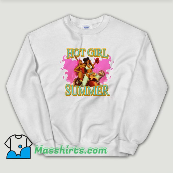 Cheap Megan Thee Stallions Hot Girl Summer Sweatshirt