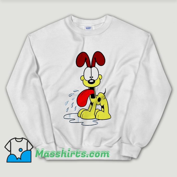 Cheap Odie Garfield Dog Beagle Unisex Sweatshirt