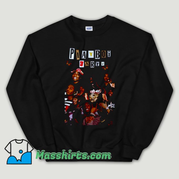 Cheap Playboi Carti Tour Concert Hip Hop Unisex Sweatshirt