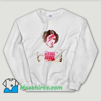 Cheap Princess Leia Rebel David Bowie Star Wars Unisex Sweatshirt