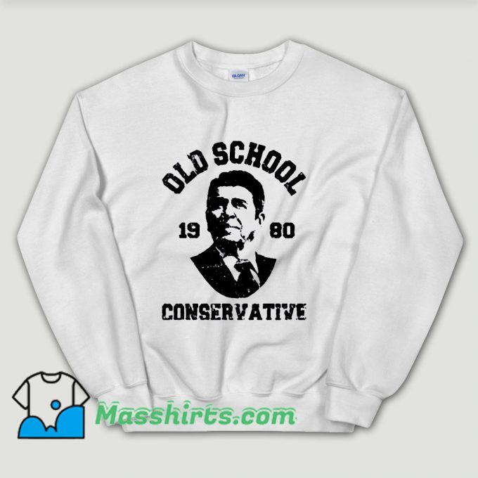 Cheap Ronald Reagan 1980 Conservative Unisex Sweatshirt