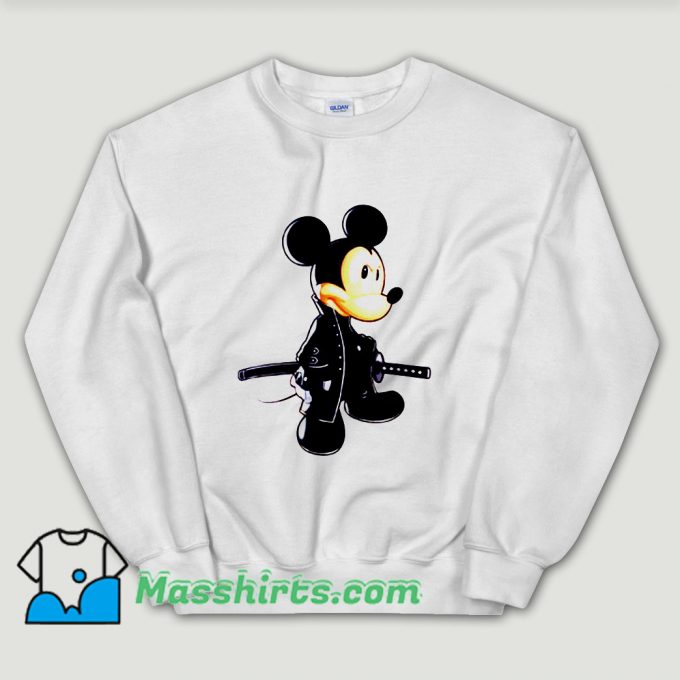 Cheap Samurai Mickey Mouse Unisex Sweatshirt