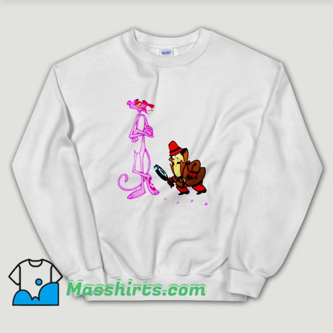 Cheap The Pink Panther Inspector Clouseau Cartoon Unisex Sweatshirt