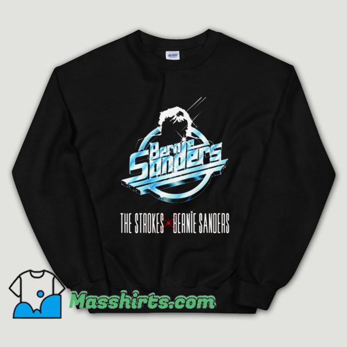 Cheap The Strokes x Bernie Sanders Unisex Sweatshirt