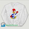 Cheap Woody Woodpecker Boxing Unisex Sweatshirt