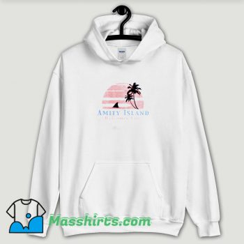 Cool Amity Island Welcomes You Jaws Hoodie Streetwear