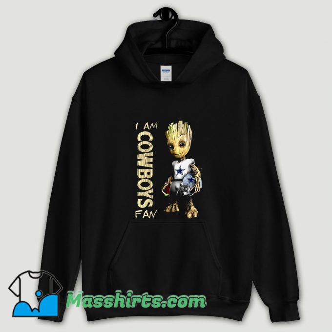 Cool Baby Groot I Am Dallas Cowboys Hoodie Streetwear