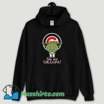 Cool Baby Yoda Chicago Cubs Best Grandpa Hoodie Streetwear