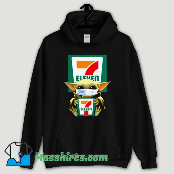 Cool Baby Yoda Mask 7 Eleven Coronavirus Hoodie Streetwear