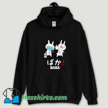 Cool Baka Rabbit Slap Mask Covid 19 Hoodie Streetwear