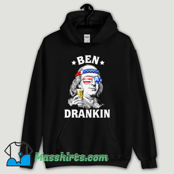 Cool Ben Drankin Benjamin Franklin America Hoodie Streetwear