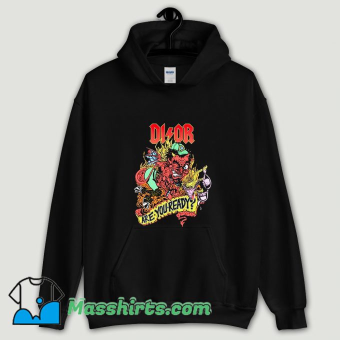 Cool Bleached Goods Devilish Grin Hoodie Streetwear