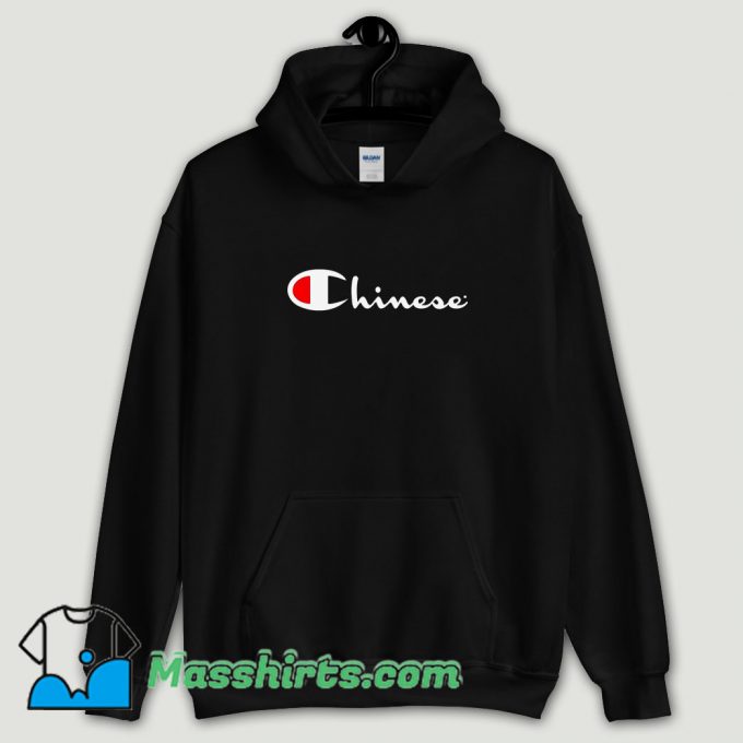 Cool Chinese Champion Hoodie Streetwear