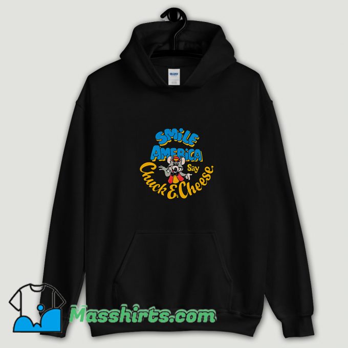 Cool Chuck E Cheese Smile America Hoodie Streetwear