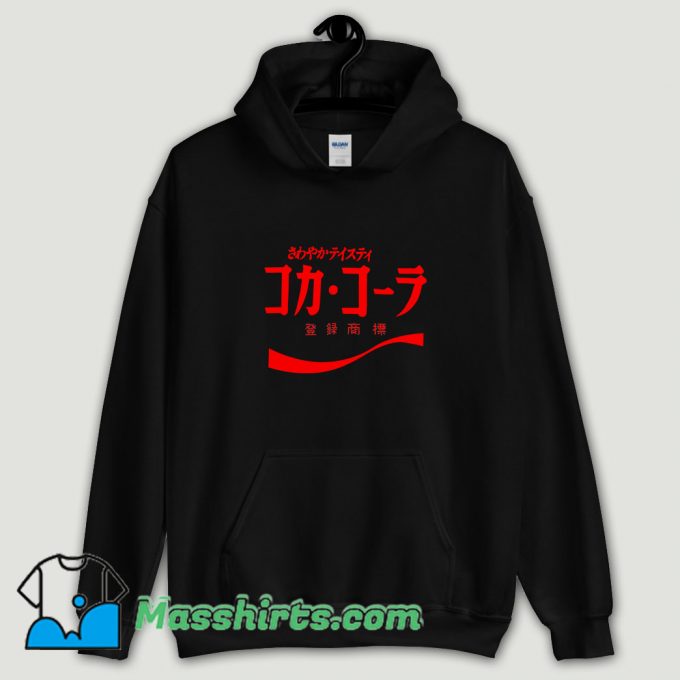 Cool Coca Cola Japanese Hoodie Streetwear