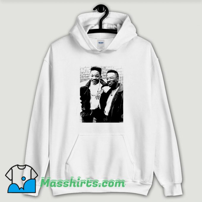 Cool DJ Jazzy Jeff and Fresh Prince Will Smith Hoodie Streetwear