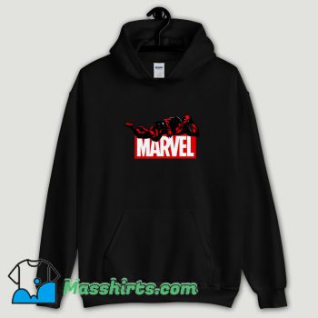 Cool Deadpool Marvel Logo Hoodie Streetwear