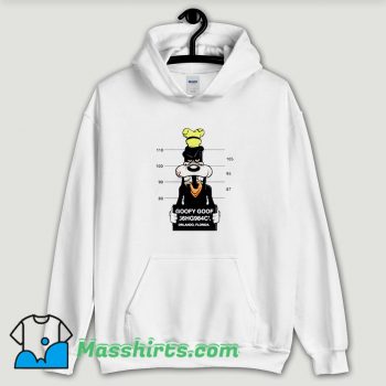 Cool Disney Goofy Goof Mugshot Hoodie Streetwear