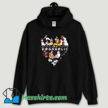 Cool Disney Im A Dogaholic Hoodie Streetwear