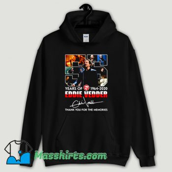 Cool Eddie Vedder 55 Years Signature Hoodie Streetwear