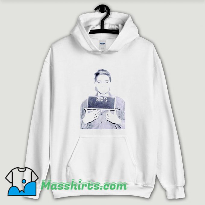 Cool Elvis Aaron Presley Mugshot Hoodie Streetwear