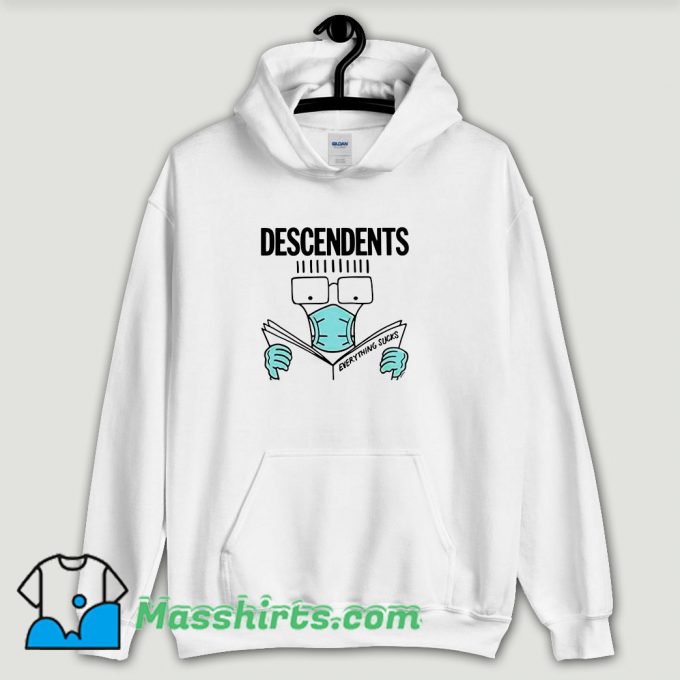 Cool Everything Sucks Face Mask Descendents Hoodie Streetwear
