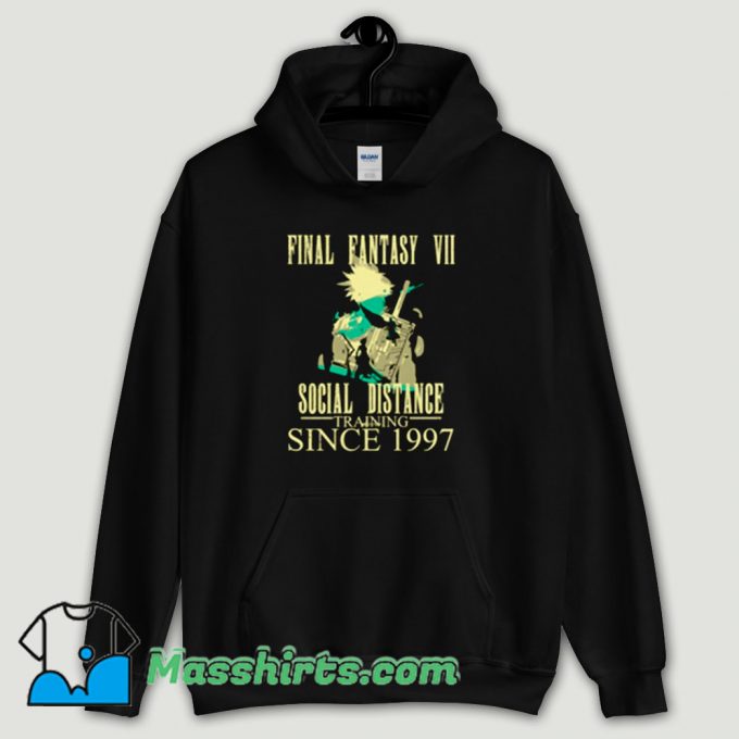 Cool Final Fantasy VII Social Distance Training Hoodie Streetwear